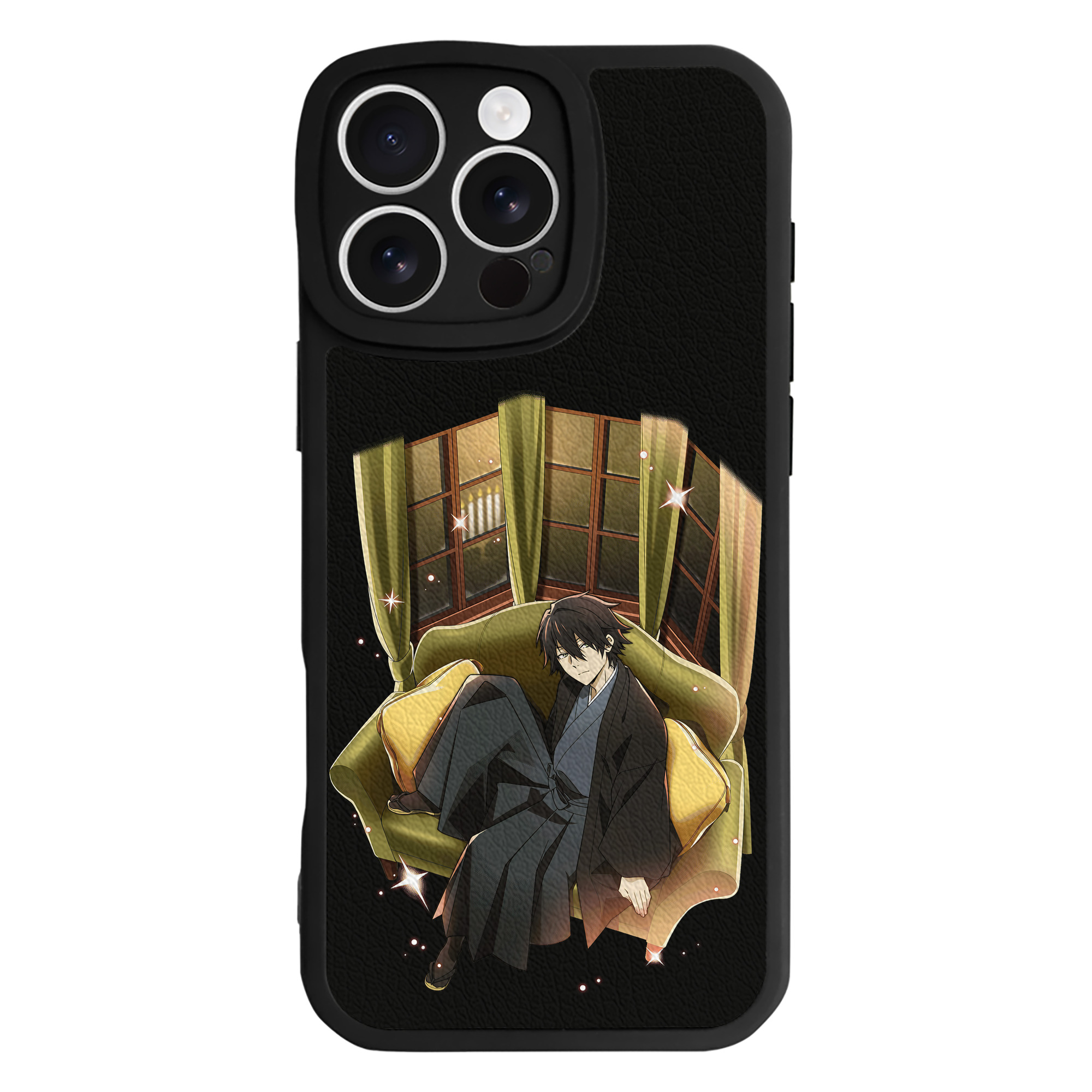 （画像用） 文豪ストレイドッグス Bungo Stray Dogs 【iPhone 16シリーズ対応】シリコンスマホケース（レザー調） 材質：シリコン